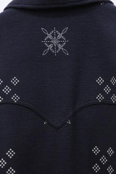 WESTERN SMILE POCKET JACKET | BLACK - イエローケーキ
