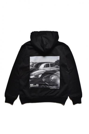 WIND AND SEA×MINEDENIM フォトフーディー|ブラック - イエローケーキ