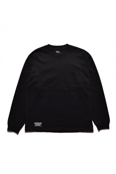 24AW Heavy weight Loose Fit L/S T-SH BLK