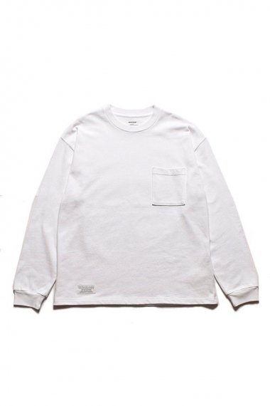 24AW Heavy weight Loose Fit L/S T-SH WHT