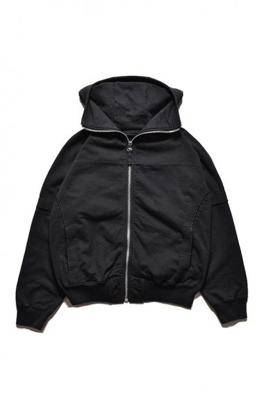 24AW Pig.D Constructive Zip Hoodie BLK