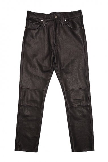 #0026 5 POCKET TAPERED PANTS -GOAT SKIN-