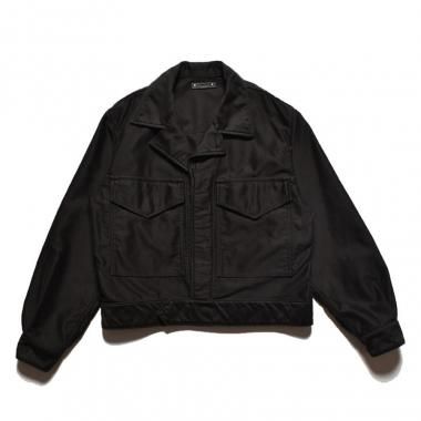 25SS Moleskin Military Short JKT BLK222 〜䳫