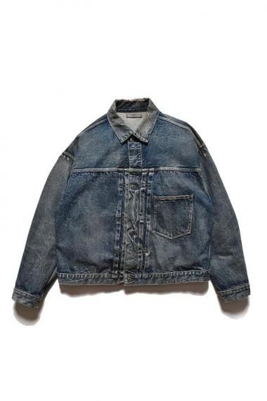 MINEDENIM 25SS BF-GJKT USD Size1 大戦モデル 25SS BF-GJKT USD | ビッグシルエットジャケット - イエロー