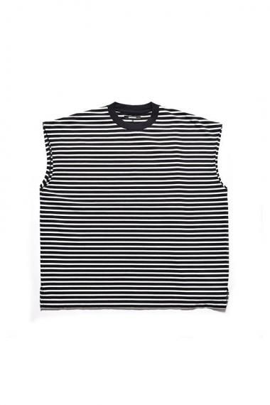 25SS Big Nosleeve Border T-SH BLT524 〜䳫