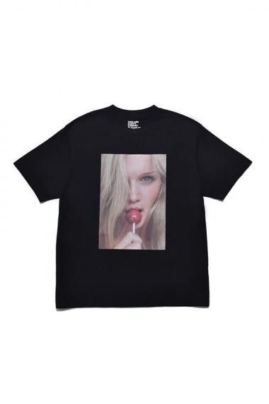 MIKE DOWSON Naked Fashion GirlsɡStie-lo Lollipop T-SH BLK531 〜䳫