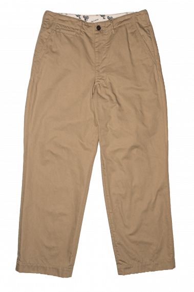 #0028 WORK TROUSES -COTTON TWILL- KHAKI