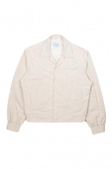 #0028 DEAN SHIRT -KASURI POPLIN- IVORY