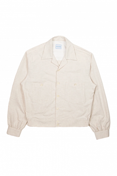 #0028 DEAN SHIRT -KASURI POPLIN- IVORY