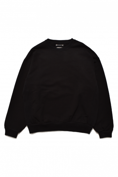 25AW RA PRO-COTTON Crewneck Pullover BLK