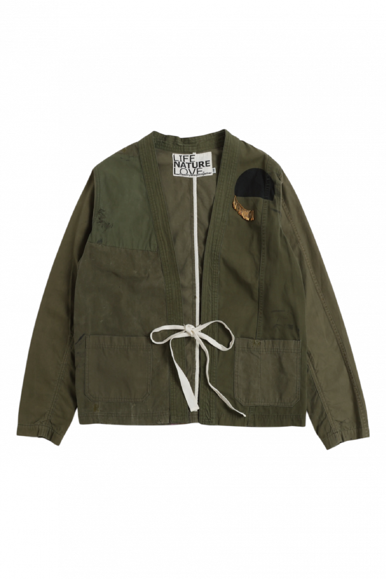 Free City Remake Military Cardigan