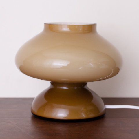 DENMARK MUSHROOM STYLE GLASS TABLE LAMP
