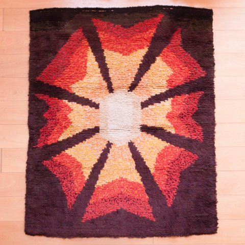 DENMARK WARM COLOR RYA RUG - 北欧ビンテージ雑貨ショップ｜THE TIME HAS COME