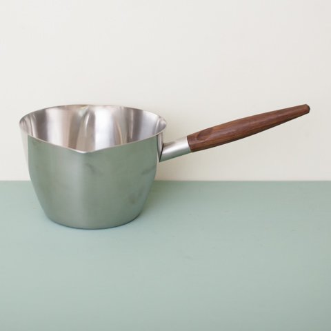 DENMARK STELTON STAINLESS/ROSEWOOD HANDLE SAUCE PAN - 北欧