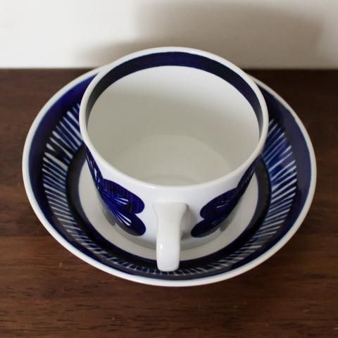 ARABIA FINLAND SAMBA COFFEE CUP&SAUCER (F) - 北欧ビンテージ