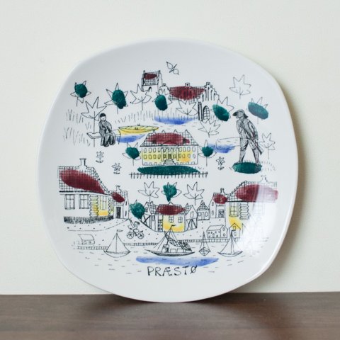 NORWAY STAVANGERFLINT PRÆSTØ PLATE - 北欧ビンテージ雑貨ショップ｜THE TIME HAS COME