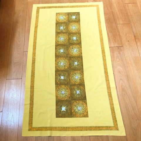 SWEDEN MUSTARD COLOR TABLE CLOTH