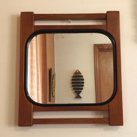 DENMARK SOLID TEAK FRAME MIRROR