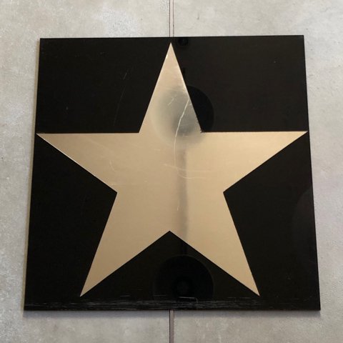 UNKNOWN ACRYLIC BIG STAR DISPLAY PANEL