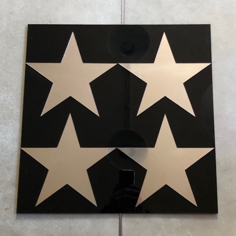 UNKNOWN ACRYLIC FOUR STARS DISPLAY PANEL