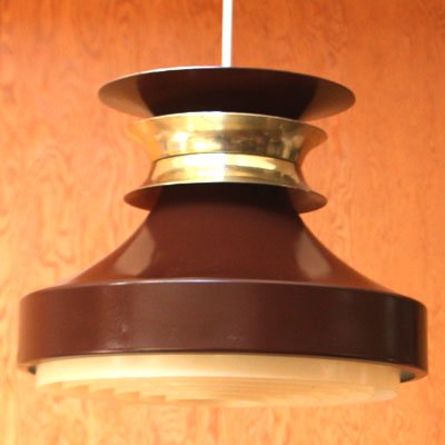 DENMARK BROWN/GOLD SHADE LAMP