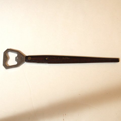 DENMARK SOLID TEAK LONG PRINTED OPENER