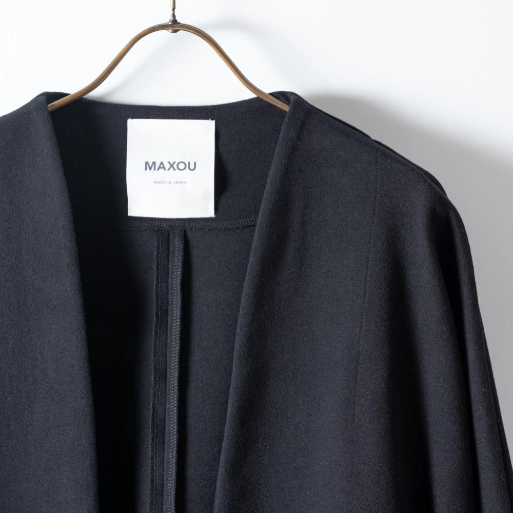 <img class='new_mark_img1' src='https://img.shop-pro.jp/img/new/icons13.gif' style='border:none;display:inline;margin:0px;padding:0px;width:auto;' />MAXOU コットン圧縮ニット BLACK