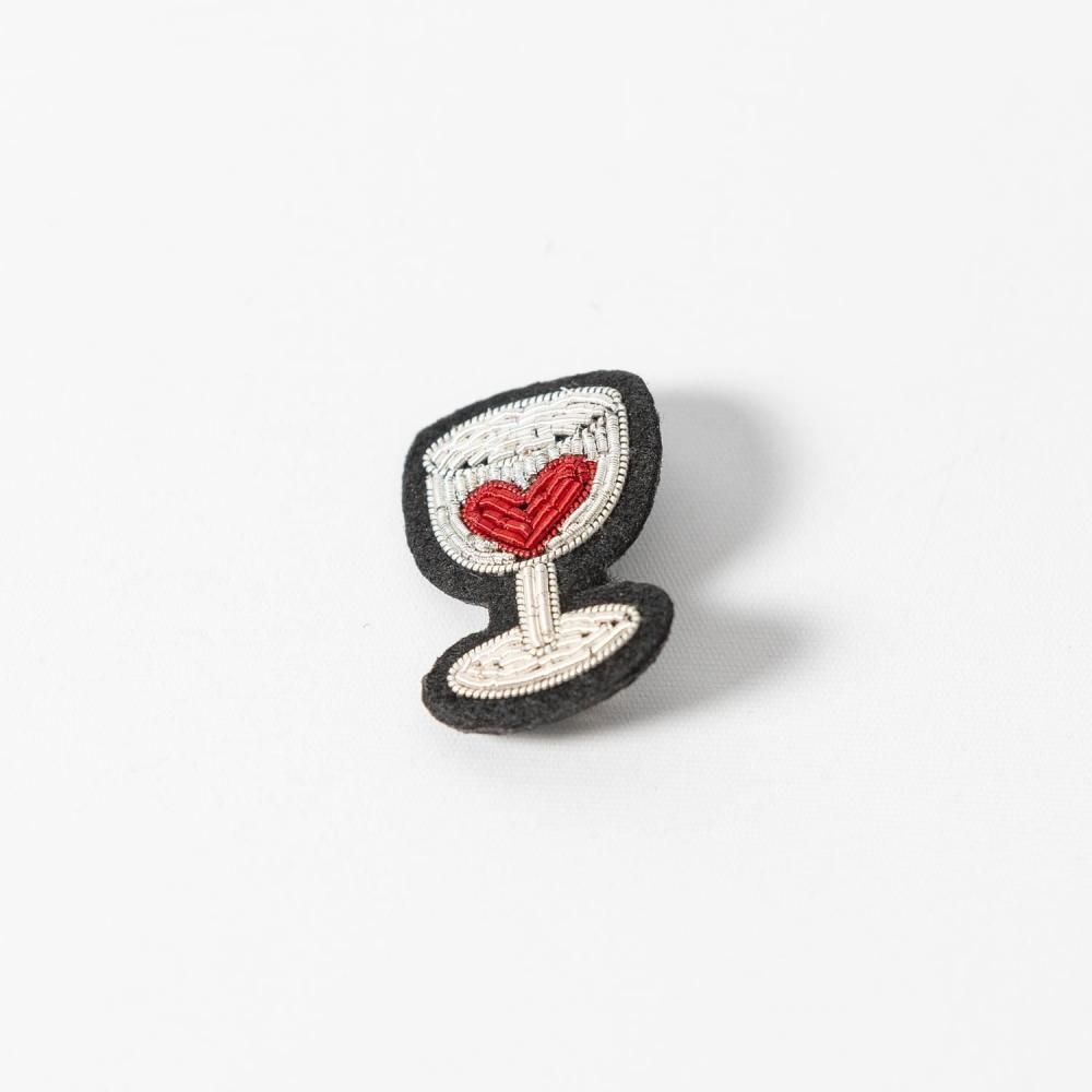 MACON&LESQUOY Red Heart Glass