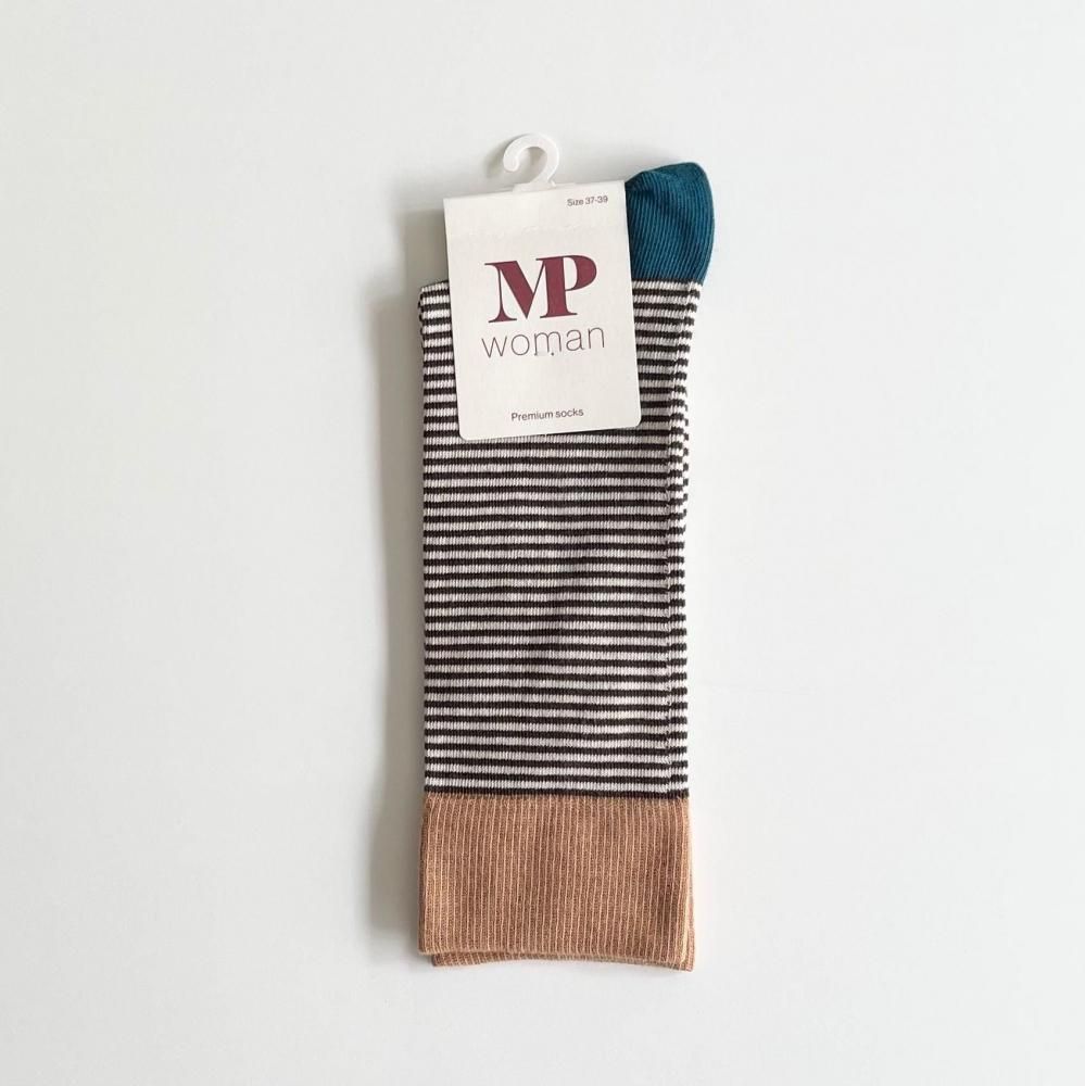 mp'Denmark Gerda long socks Dark Brown