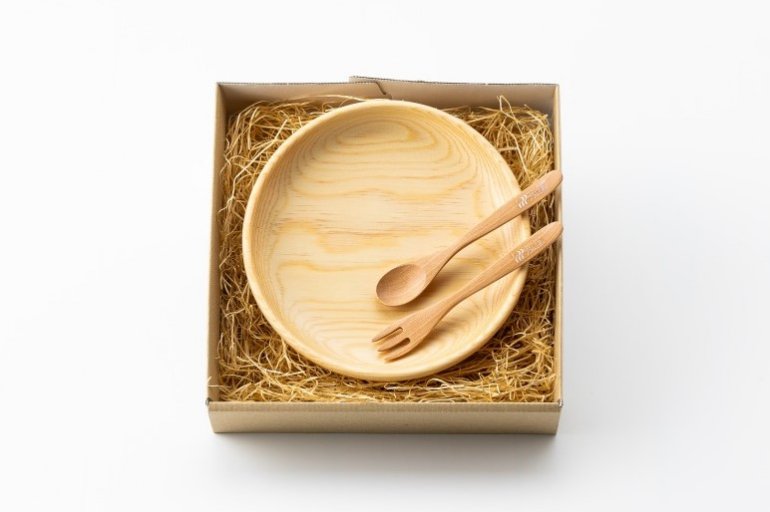 ぬくもりの木製デザート食器セット