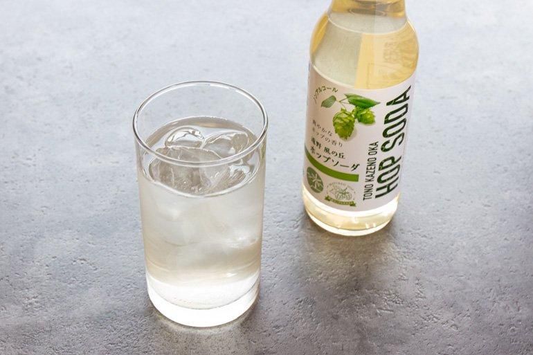 ソーダ  遠野 風の丘 HOP SODA｜遠野ふるさと商社 | IWATE STAR BRAND