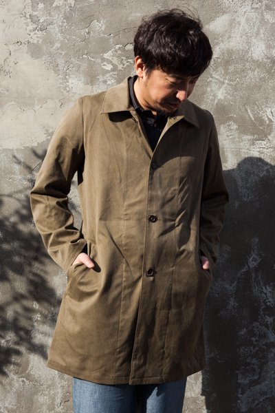 FRANK LEDER Washed Cotton Coat | www.myglobaltax.com