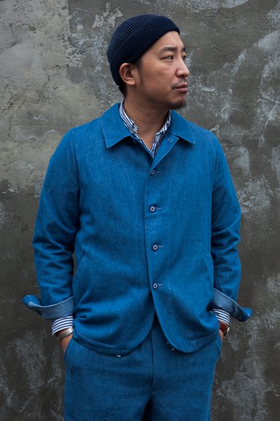 FRANK LEDER】8oz WASHED DENIM SHIRT WITH TRADITONAL VINTAGE TAPE-SLOW＆STEADY