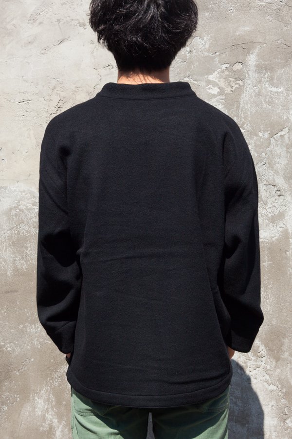 正規代理店に輸入 Porter Classic - LAMB WOOL SMOCK - BLACK - トップス