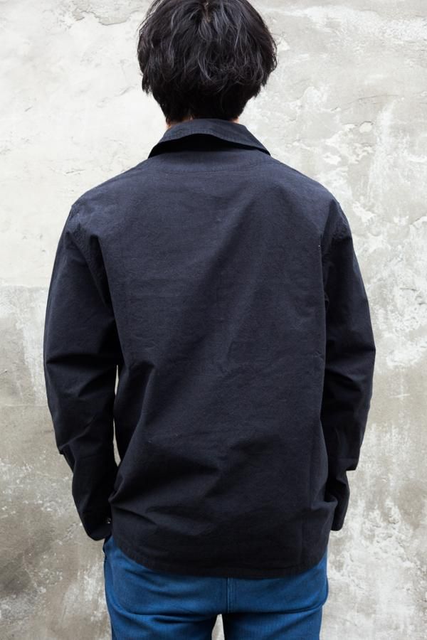 porter classic LOCAL BLACK SHIRT Ｍ 1200W-7999-DeepBlack-0-