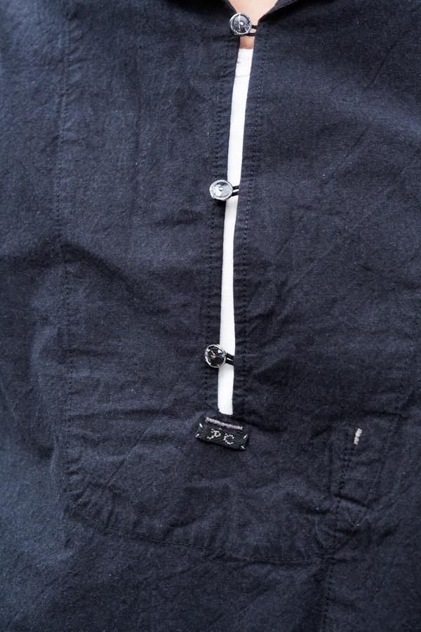 PORTER CLASSIC】LOCAL BLACK PULLORVER SHIRT-SLOW&STEADY