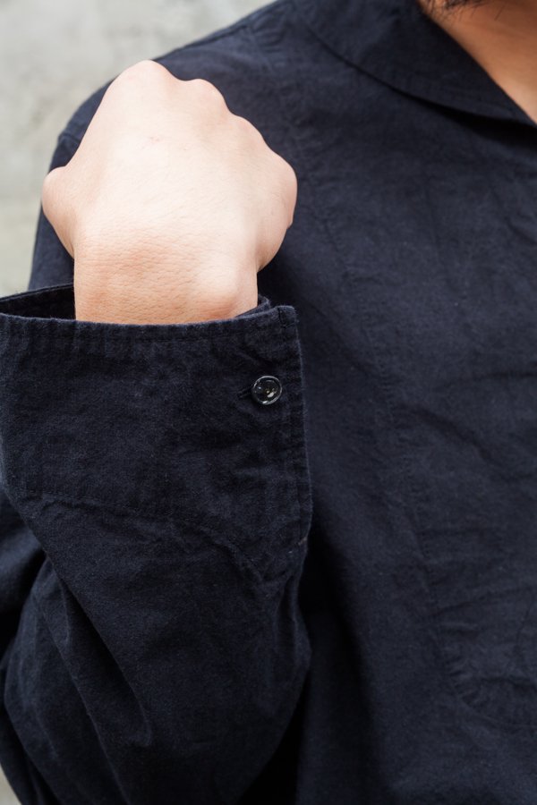 PORTER CLASSIC】LOCAL BLACK PULLORVER SHIRT-SLOW&STEADY