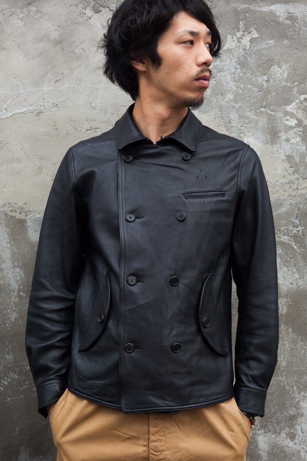 PORTER CLASSIC】SHEEP LEATHER DOUBLE JACKET-SLOW&STEADY