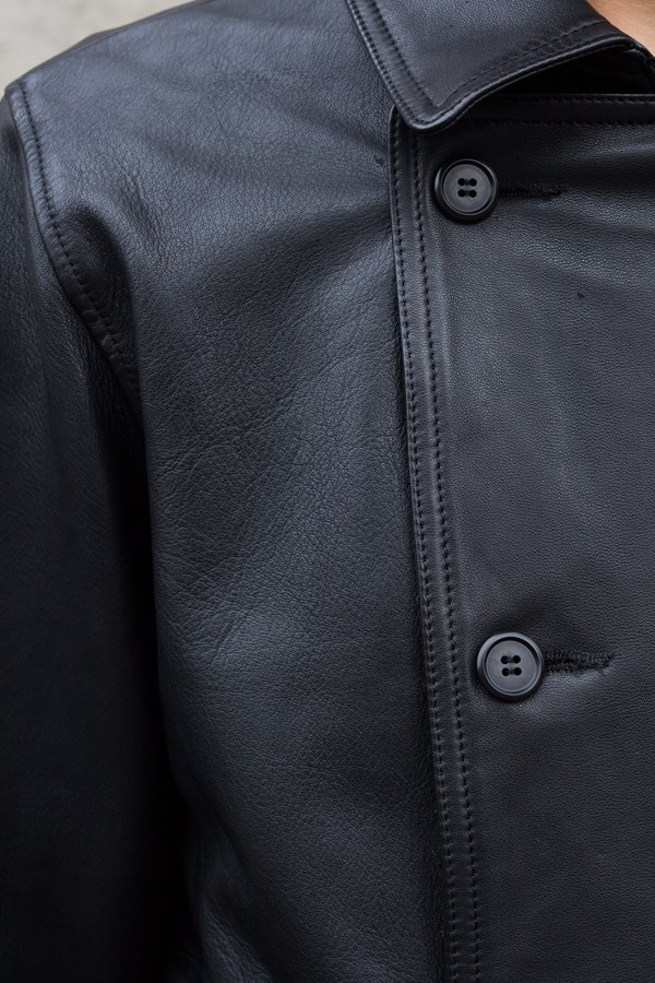 PORTER CLASSIC】SHEEP LEATHER DOUBLE JACKET-SLOW&STEADY