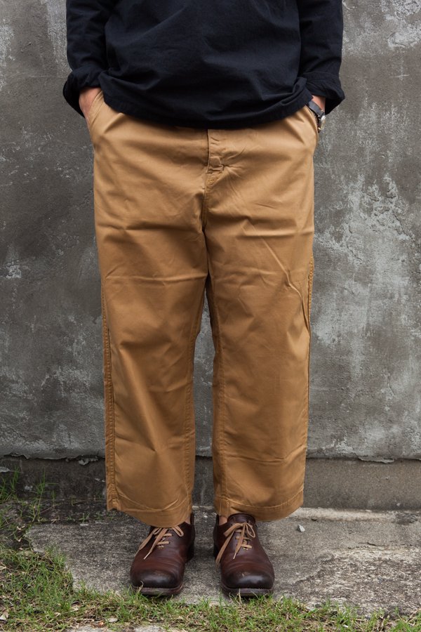 PORTER CLASSIC】OILED CANVAS PANTS-SLOW&STEADY