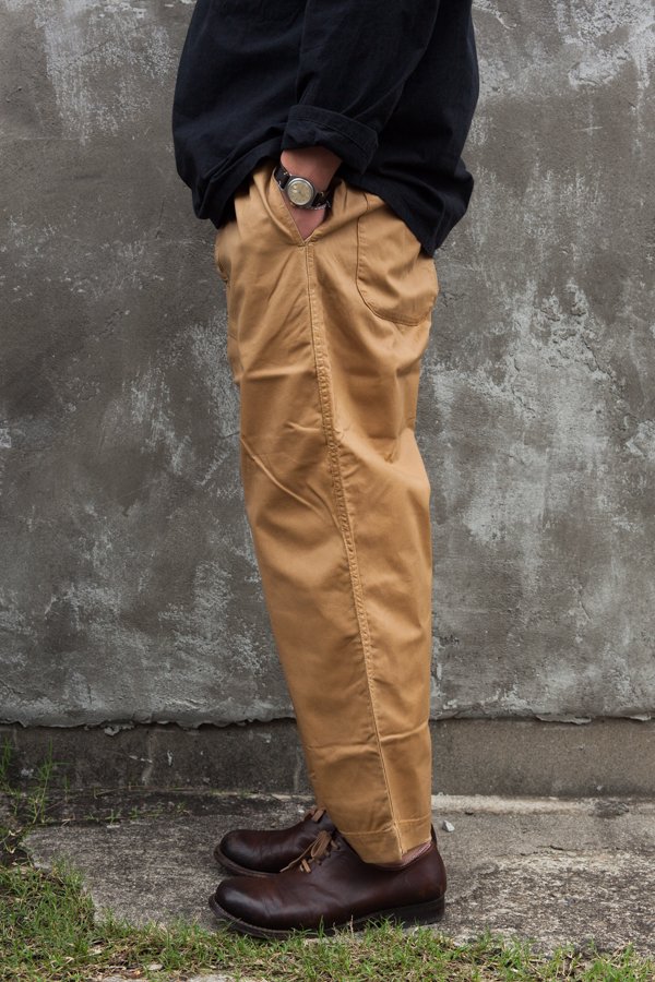 PORTER CLASSIC】OILED CANVAS PANTS-SLOW&STEADY