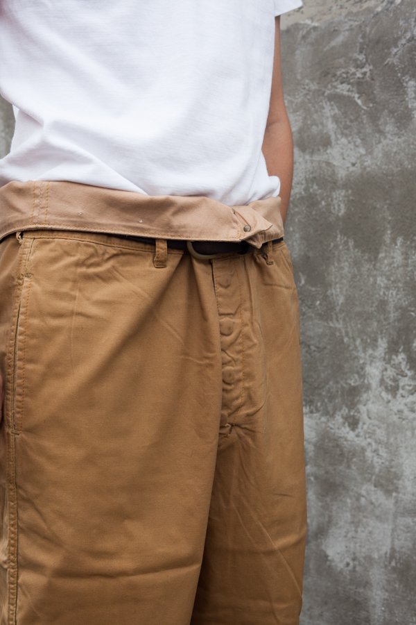 PORTER CLASSIC】OILED CANVAS PANTS-SLOW&STEADY