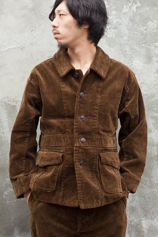 PORTER CLASSIC】CORDUROY NORFOLK JACKET-SLOW&STEADY