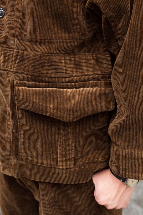 PORTER CLASSIC】CORDUROY NORFOLK JACKET-SLOW&STEADY