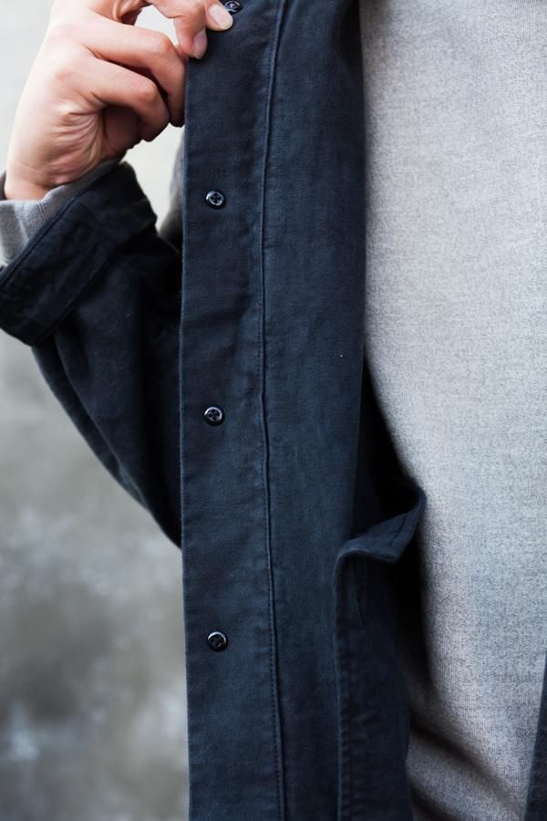 PORTER CLASSIC】MOLESKIN NO-COLLOR JACKET-SLOW&STEADY PORTER CLASSIC】MOLESKIN NO-COLLOR JACKET-SLOW&STEADY