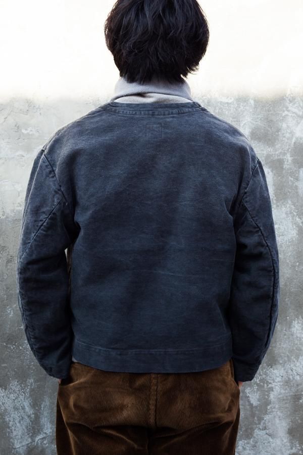 PORTER CLASSIC】MOLESKIN NO-COLLOR JACKET-SLOW&STEADY