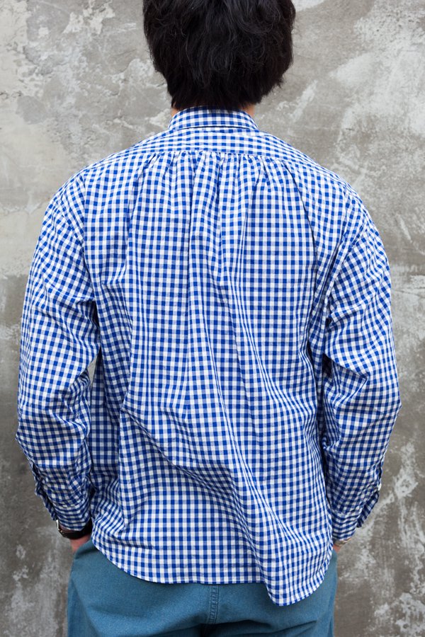 PORTER CLASSIC】ROLL UP GINGHAM CHECK SHIRT-SLOW&STEADY