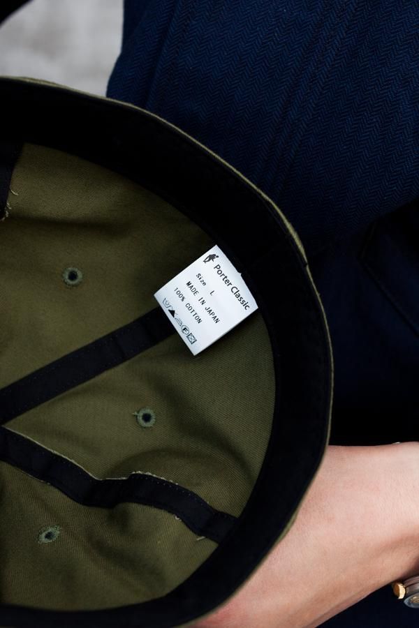 PORTER CLASSIC】BASEBALL CAP-SLOW&STEADY PORTER CLASSIC】BASEBALL CAP-SLOW&STEADY
