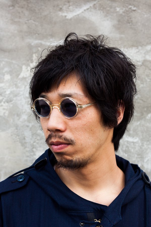 PORTER CLASSIC】ROUND SUNGLASSES CLEAR FRAME-SLOW&STEADY
