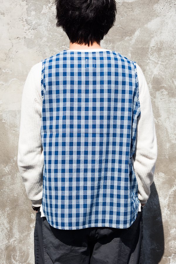PORTER CLASSIC】PALAKA PULLOVER VEST-SLOW&STEADY